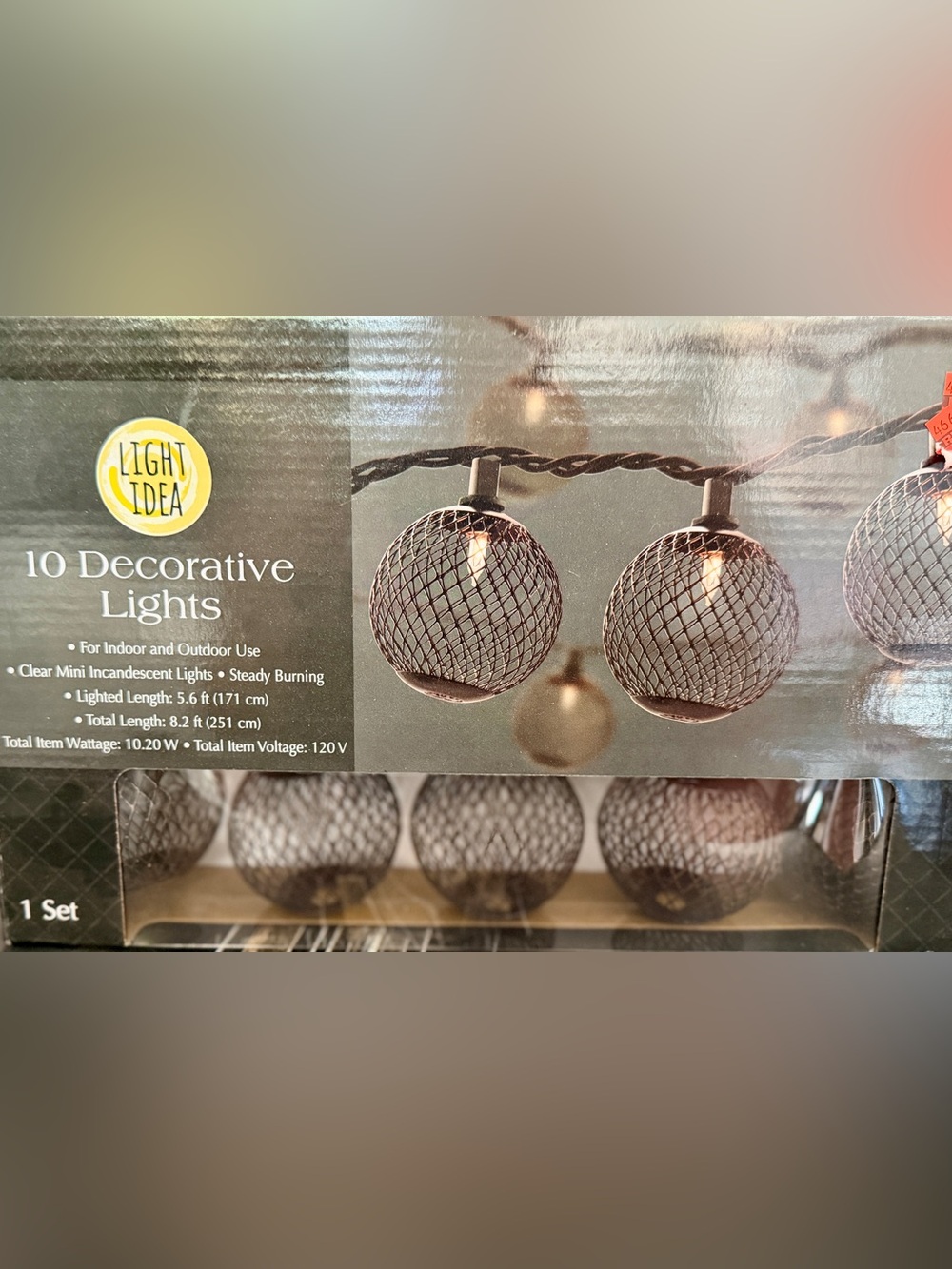 Light Idea 10 Decorative
Lights- 2 packs - NEW